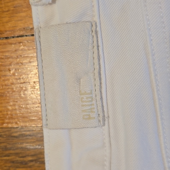 PAIGE ▪︎ Women's Cindy Crop, Raw Hem in White, Size 31, Like New - Picture 11 of 15